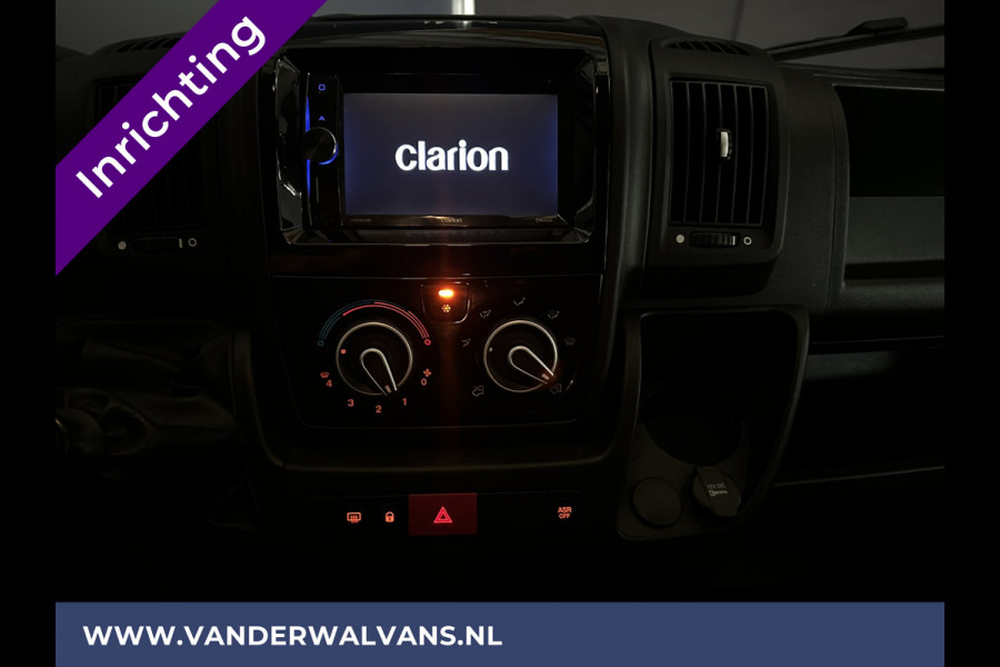 Fiat Ducato 3.0 NP 136 pk L4H2 Post NL inrichting Euro6 Airco | Camera | Navigatie | Sidebars | 270 Graden achterdeuren Schappen, Doorloopdeur