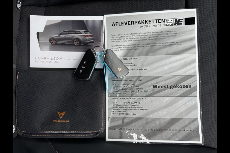 CUPRA Leon Sportstourer 1.4 e-Hybrid VZ Business PHEV / CAMERA / NAVI / INPARKEREN / ZEER NETJES / SFEERVERL. / CARPLAY DRAADLOOS