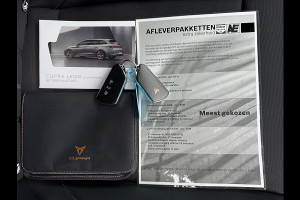 CUPRA Leon Sportstourer 1.4 e-Hybrid VZ Business PHEV / CAMERA / NAVI / INPARKEREN / ZEER NETJES / SFEERVERL. / CARPLAY DRAADLOOS