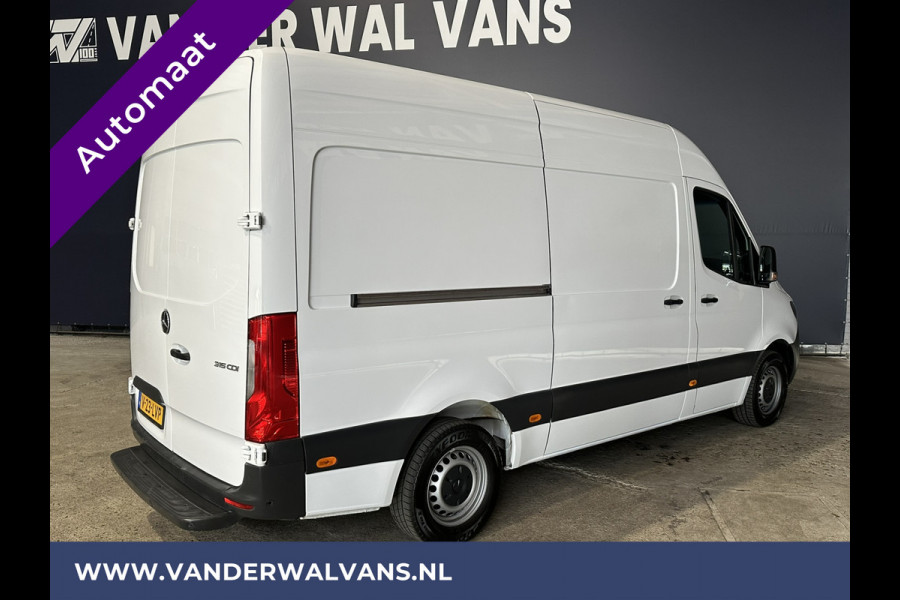 Mercedes-Benz Sprinter 315 CDI 150pk 9G-Tronic Automaat L2H2 Euro6 Airco | Camera | Navigatie | Apple Carplay | Cruisecontrol Android Auto, Parkeersensoren, Bijrijdersbank