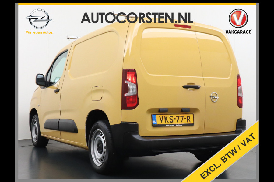 Opel Combo 1.5CDTI EURO6 9x Op voorraad! 3-Persoons Airco Cruise Control Bluetooth Elektr.ramen Elektr.spiegels+Verwarmd Centr.Vergr+ab. L1 Schuifdeur Betonplex vloer Lat om Lat betimmering