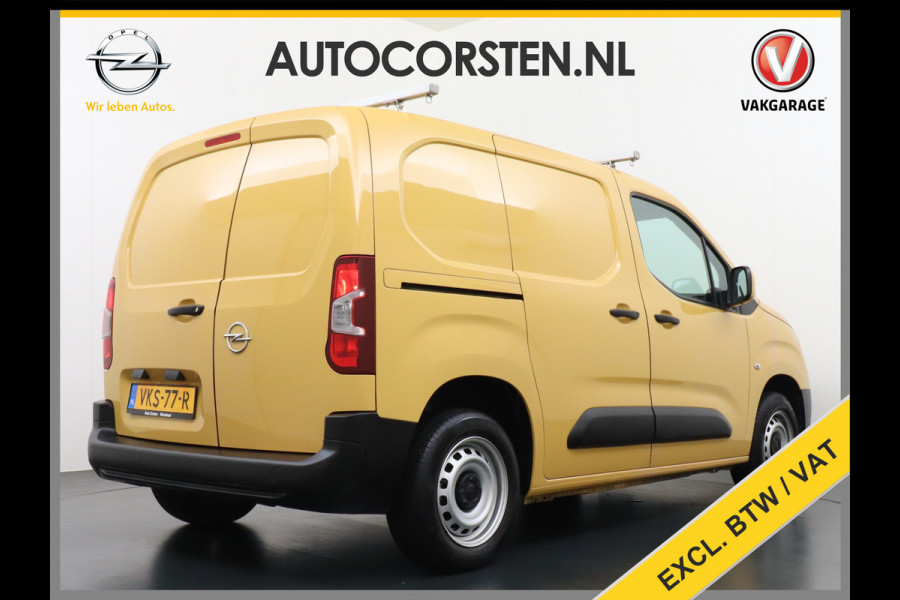 Opel Combo 1.5CDTI EURO6 9x Op voorraad! 3-Persoons Airco Cruise Control Bluetooth Elektr.ramen Elektr.spiegels+Verwarmd Centr.Vergr+ab. L1 Schuifdeur Betonplex vloer Lat om Lat betimmering