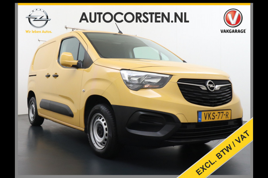 Opel Combo 1.5CDTI EURO6 9x Op voorraad! 3-Persoons Airco Cruise Control Bluetooth Elektr.ramen Elektr.spiegels+Verwarmd Centr.Vergr+ab. L1 Schuifdeur Betonplex vloer Lat om Lat betimmering