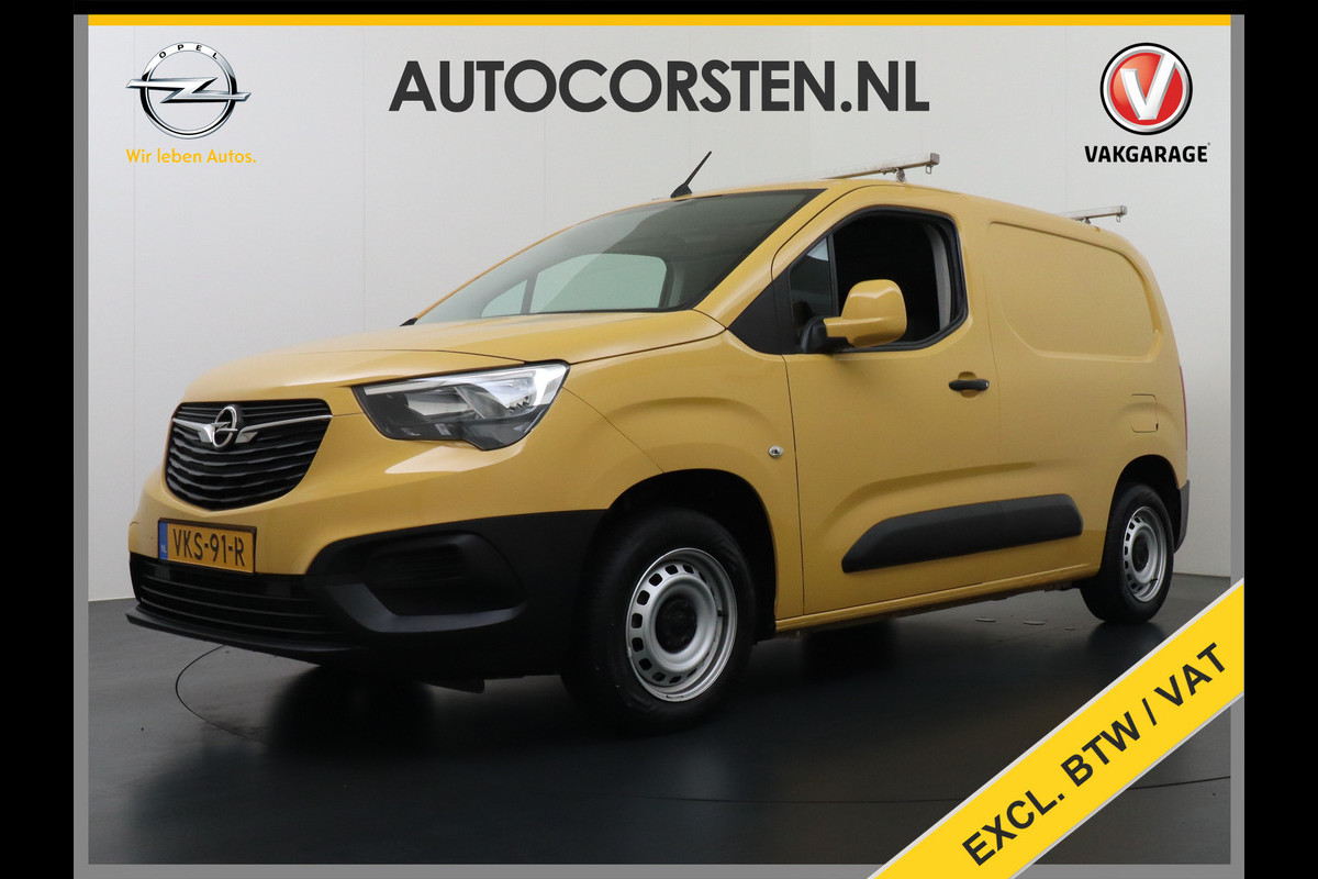 Opel Combo 1.5D L1H1 Edition Airco Cruise Control Bluetooth Elektr.ramen Elektr.spiegels+Verwarmd Centr.Vergr+ab. Schuifdeur Betonplex vloer Lat om Lat betimmering