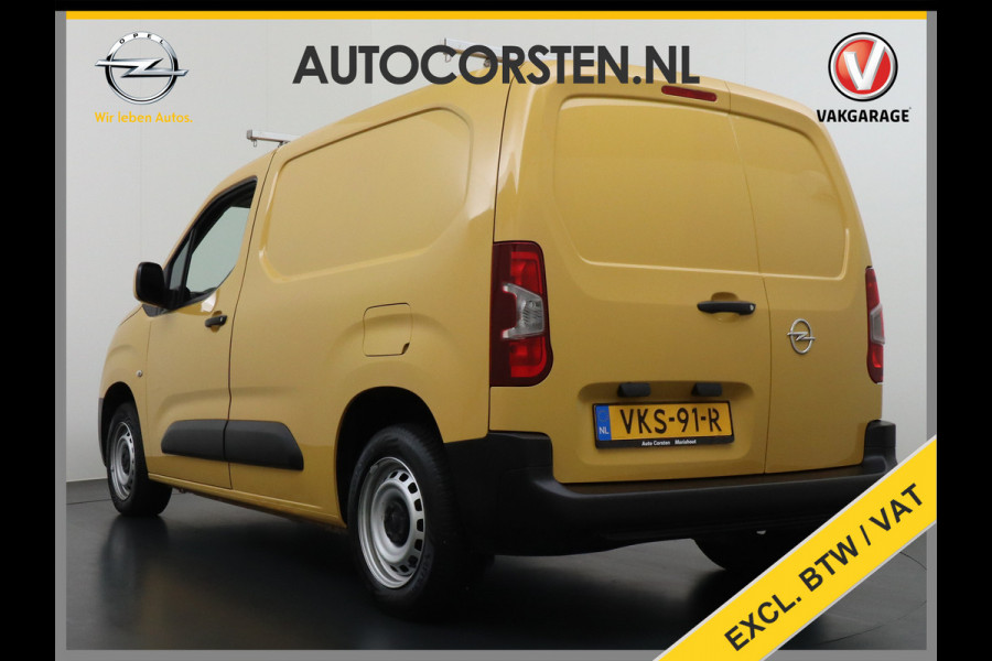 Opel Combo 1.5D L1H1 Edition Airco Cruise Control Bluetooth Elektr.ramen Elektr.spiegels+Verwarmd Centr.Vergr+ab. Schuifdeur Betonplex vloer Lat om Lat betimmering
