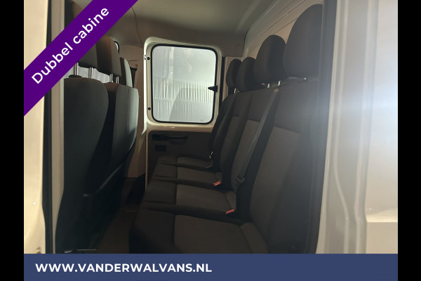 Volkswagen Crafter 2.0 TDI 140 pk Pick up Open laadbak Dubbele Cabine Euro6 Airco | 7-Zits | Navigatie | 2800kg Trekhaak Apple Carplay, Android Auto, Cruisecontrol, Chauffeursstoel