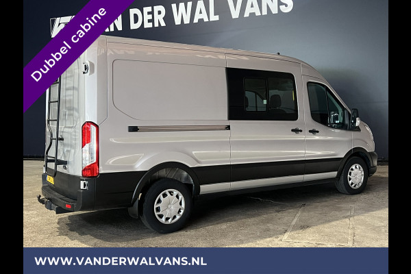 Ford Transit 2.0 TDCI 131pk L3H2 Dubbele Cabine Euro6 Airco | 6-Zits | LED | 2500kg Trekhaak | Cruisecontrol Verwarmde voorruit, Parkeersensoren