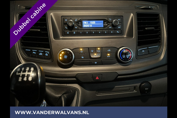 Ford Transit 2.0 TDCI 131pk L3H2 Dubbele Cabine Euro6 Airco | 6-Zits | LED | 2500kg Trekhaak | Cruisecontrol Verwarmde voorruit, Parkeersensoren