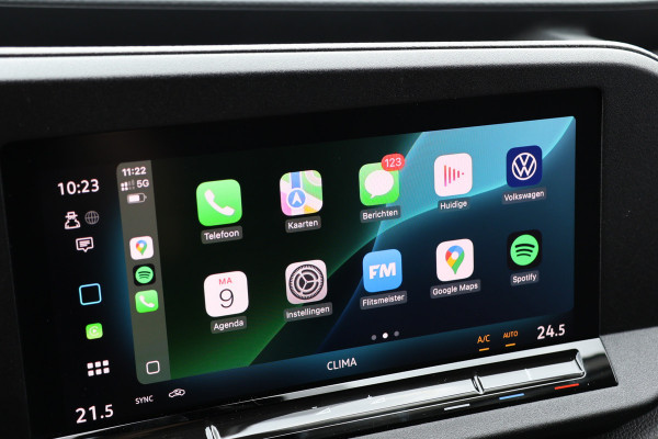 Volkswagen Caddy Cargo 2.0 TDI DSG R-Line | LED | Camera | CarPlay | Lane Assist | Virtual Cockpit | Cruise control | DAB | Trekhaak | Keyless Go | Fabrieksgarantie