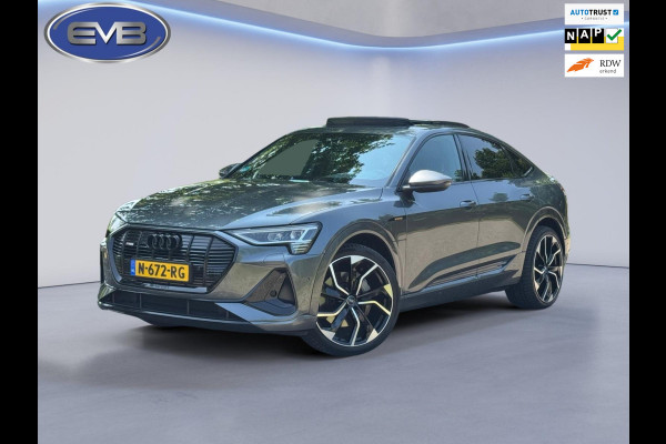 Audi e-tron Sportback 55 quattro 462 pk S edition 95 kWh, 3x S- line, panoramadak, vol opties, 1e eigenaar, NL auto met nap