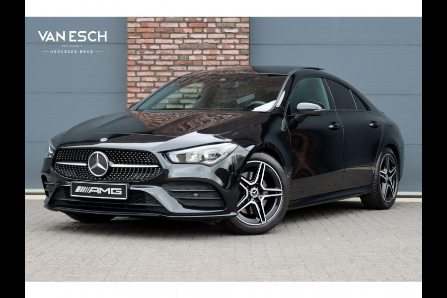 Mercedes-Benz CLA-Klasse 200 Business Solution AMG Line Aut7 | Panoramadak | Widescreen | Trekhaak | Sfeerverlichting | Camera | High Perf. LED | Stoelverwarming | Cruise Control |