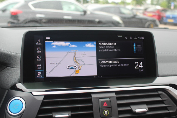 BMW iX3 High Executive 80 kWh / Trekhaak / Panoramadak / 360Camera / Head-up / 20'' / Leder / Harman Kardon / Navigatie / Memory seats / Dodehoek / DAB / Stoelverwarming / Cruise Control Adaptief