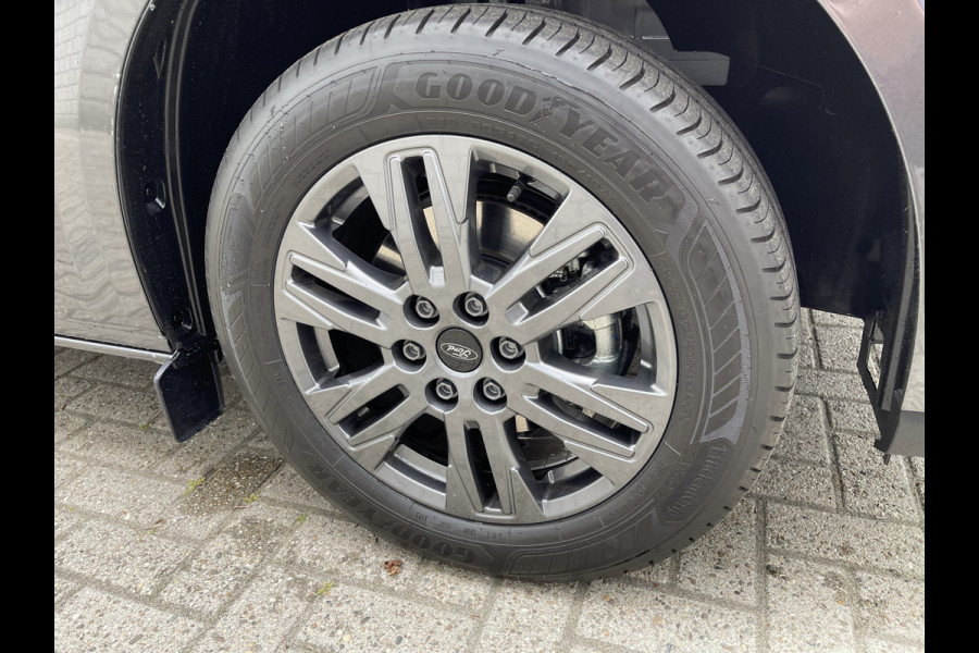 Ford Transit Custom 340 2.0 TDCI L2H1 Trend DC 6 persoons / NIEUW / bpm vrij / rijklaar € 39.950 ex btw / lease vanaf € 715 / direct leverbaar / airco / cruise / apple carplay / camera / magnetic grey metallic