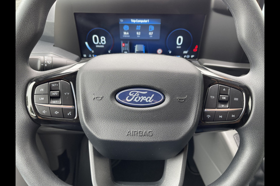 Ford Transit Custom 340 2.0 TDCI L2H1 Trend DC 6 persoons / NIEUW / bpm vrij / rijklaar € 39.950 ex btw / lease vanaf € 715 / direct leverbaar / airco / cruise / apple carplay / camera / magnetic grey metallic