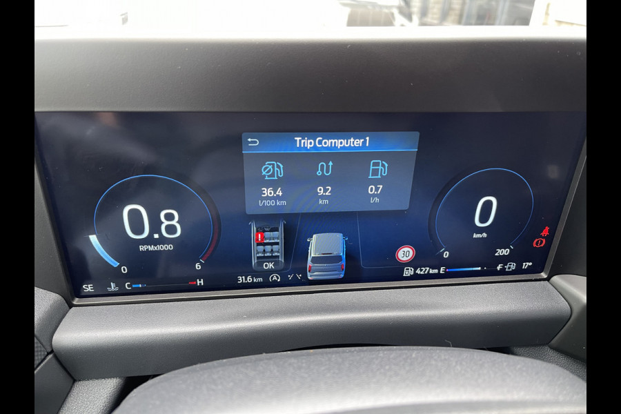 Ford Transit Custom 340 2.0 TDCI L2H1 Trend DC 6 persoons / NIEUW / bpm vrij / rijklaar € 39.950 ex btw / lease vanaf € 715 / direct leverbaar / airco / cruise / apple carplay / camera / magnetic grey metallic