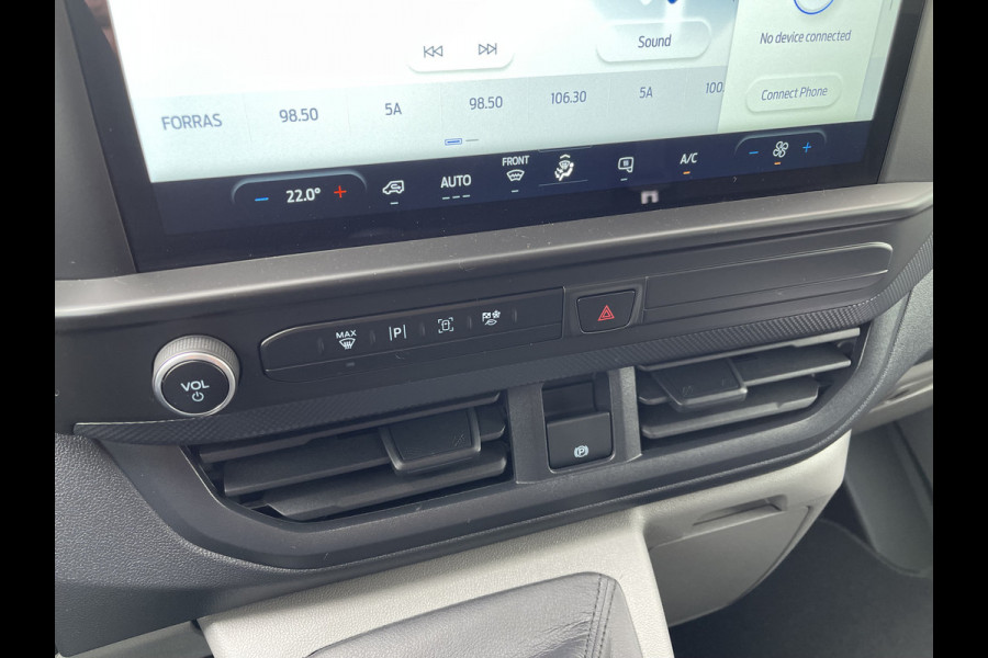 Ford Transit Custom 340 2.0 TDCI L2H1 Trend DC 6 persoons / NIEUW / bpm vrij / rijklaar € 39.950 ex btw / lease vanaf € 715 / direct leverbaar / airco / cruise / apple carplay / camera / magnetic grey metallic