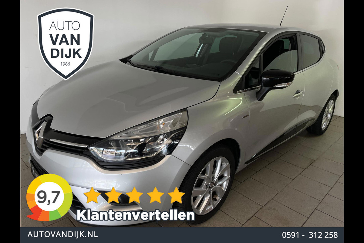 Renault Clio 0.9 TCe Limited Edition AIRCO CRUISE KEYLESS ENTRY ELEK RAMEN CENT VERG VELGEN NIEUWSTAAT Renault Clio 0.9 TCe Limited Edition AIRCO CRUISE KEYLESS ENTRY ELEK RAMEN CENT VERG VELGEN NIEUWSTAAT