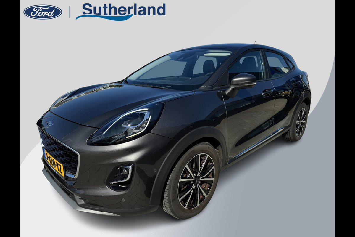 Ford Puma 1.0 EcoBoost Hybrid Titanium 125pk | Comfort pakket | Winterpack | Panoramadak | Trekhaak | Adaptieve Cruise | BLIS Ford Puma 1.0 EcoBoost Hybrid Titanium 125pk | Comfort pakket | Winterpack | Panoramadak | Trekhaak | Adaptieve Cruise | BLIS