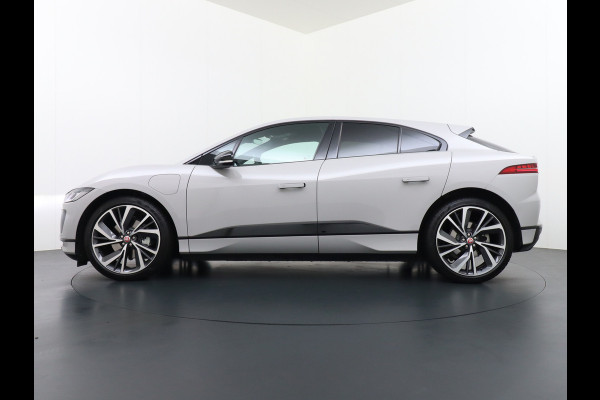 Jaguar I-PACE EV400 PK HSE Luchtvering Pano-Dak Matrix LED € 101K-nieuw! Lmv 22" Stoel- Leer+Elektr+Geheugen Apple Carplay Camera DAB Voicecom Meridian™ Surround 825Watt Dual-Ecc achter ! Driver-Assistance-Pack AEB DodehoekDetector ASR Hill-Hold Roll-Stability Control Verkeersborddetectie vermoeidheidsherkenning UitparkeerWaarsch. Orig. NLse auto 4,8sec 0-100 11KW laden thuis ! Snelladen tot 104kw DC 696Nm koppel ! 90kwh accu  Slechts 20.500 km.