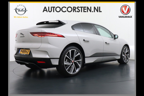 Jaguar I-PACE EV400 PK HSE Luchtvering Pano-Dak Matrix LED € 101K-nieuw! Lmv 22" Stoel- Leer+Elektr+Geheugen Apple Carplay Camera DAB Voicecom Meridian™ Surround 825Watt Dual-Ecc achter ! Driver-Assistance-Pack AEB DodehoekDetector ASR Hill-Hold Roll-Stability Control Verkeersborddetectie vermoeidheidsherkenning UitparkeerWaarsch. Orig. NLse auto 4,8sec 0-100 11KW laden thuis ! Snelladen tot 104kw DC 696Nm koppel ! 90kwh accu  Slechts 20.500 km.