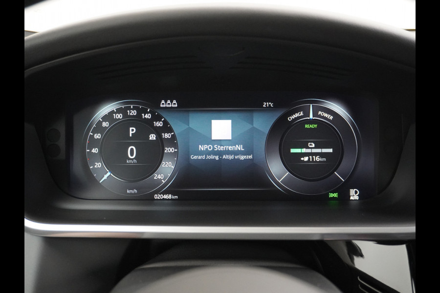 Jaguar I-PACE EV400 PK HSE Luchtvering Pano-Dak Matrix LED € 101K-nieuw! Lmv 22" Stoel- Leer+Elektr+Geheugen Apple Carplay Camera DAB Voicecom Meridian™ Surround 825Watt Dual-Ecc achter ! Driver-Assistance-Pack AEB DodehoekDetector ASR Hill-Hold Roll-Stability Control Verkeersborddetectie vermoeidheidsherkenning UitparkeerWaarsch. Orig. NLse auto 4,8sec 0-100 11KW laden thuis ! Snelladen tot 104kw DC 696Nm koppel ! 90kwh accu  Slechts 20.500 km.