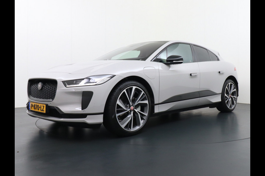 Jaguar I-PACE EV400 PK HSE Luchtvering Pano-Dak Matrix LED € 101K-nieuw! Lmv 22" Stoel- Leer+Elektr+Geheugen Apple Carplay Camera DAB Voicecom Meridian™ Surround 825Watt Dual-Ecc achter ! Driver-Assistance-Pack AEB DodehoekDetector ASR Hill-Hold Roll-Stability Control Verkeersborddetectie vermoeidheidsherkenning UitparkeerWaarsch. Orig. NLse auto 4,8sec 0-100 11KW laden thuis ! Snelladen tot 104kw DC 696Nm koppel ! 90kwh accu  Slechts 20.500 km.
