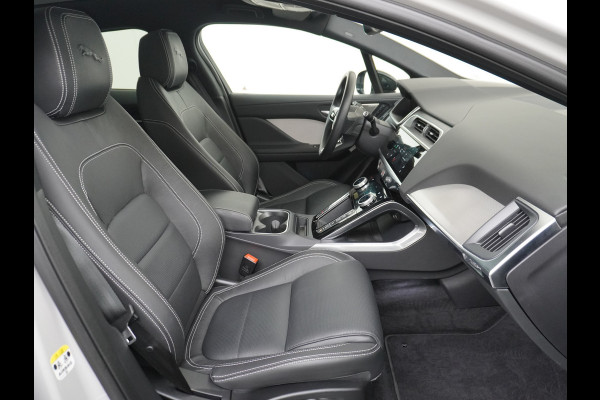 Jaguar I-PACE EV400 PK HSE Luchtvering Pano-Dak Matrix LED € 101K-nieuw! Lmv 22" Stoel- Leer+Elektr+Geheugen Apple Carplay Camera DAB Voicecom Meridian™ Surround 825Watt Dual-Ecc achter ! Driver-Assistance-Pack AEB DodehoekDetector ASR Hill-Hold Roll-Stability Control Verkeersborddetectie vermoeidheidsherkenning UitparkeerWaarsch. Orig. NLse auto 4,8sec 0-100 11KW laden thuis ! Snelladen tot 104kw DC 696Nm koppel ! 90kwh accu  Slechts 20.500 km.