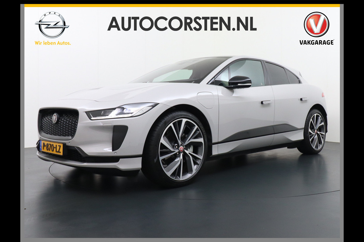 Jaguar I-PACE EV400 PK HSE Luchtvering Pano-Dak Matrix LED € 101K-nieuw! Lmv 22" Stoel- Leer+Elektr+Geheugen Apple Carplay Camera DAB Voicecom Meridian™ Surround 825Watt Dual-Ecc achter ! Driver-Assistance-Pack AEB DodehoekDetector ASR Hill-Hold Roll-Stability Control Verkeersborddetectie vermoeidheidsherkenning UitparkeerWaarsch. Orig. NLse auto 4,8sec 0-100 11KW laden thuis ! Snelladen tot 104kw DC 696Nm koppel ! 90kwh accu Slechts 20.500 km. Jaguar I-PACE EV400 PK HSE Luchtvering Pano-Dak Matrix LED € 101K-nieuw! Lmv 22" Stoel- Leer+Elektr+Geheugen Apple Carplay Camera DAB Voicecom Meridian™ Surround 825Watt Dual-Ecc achter ! Driver-Assistance-Pack AEB DodehoekDetector ASR Hill-Hold Roll-Stability Control Verkeersborddetectie vermoeidheidsherkenning UitparkeerWaarsch. Orig. NLse auto 4,8sec 0-100 11KW laden thuis ! Snelladen tot 104kw DC 696Nm koppel ! 90kwh accu Slechts 20.500 km.