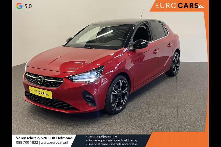 Opel Corsa 1.2 Turbo 100pk Elegance Sky Climate control Cruise control LED Panoramadak Stuurverwarming Stoelverwarming 360 camera Apple Carplay/ Android Auto