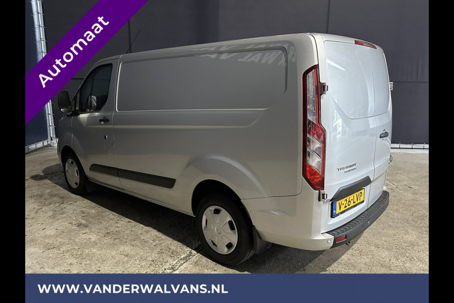 Ford Transit Custom 2.0 TDCI 131pk Automaat L1H1 Euro6 Airco | LED | Cruisecontrol | Verwarmde voorruit Parkeersensoren, Bijrijdersbank