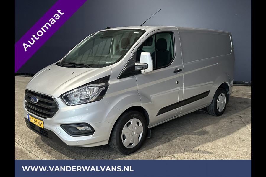 Ford Transit Custom 2.0 TDCI 131pk Automaat L1H1 Euro6 Airco | LED | Cruisecontrol | Verwarmde voorruit Parkeersensoren, Bijrijdersbank