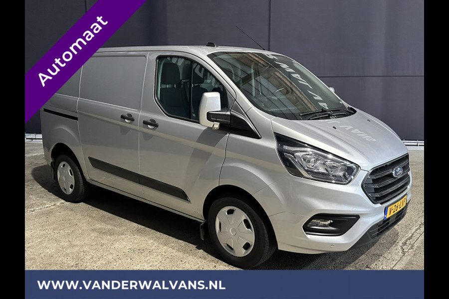 Ford Transit Custom 2.0 TDCI 131pk Automaat L1H1 Euro6 Airco | LED | Cruisecontrol | Verwarmde voorruit Parkeersensoren, Bijrijdersbank