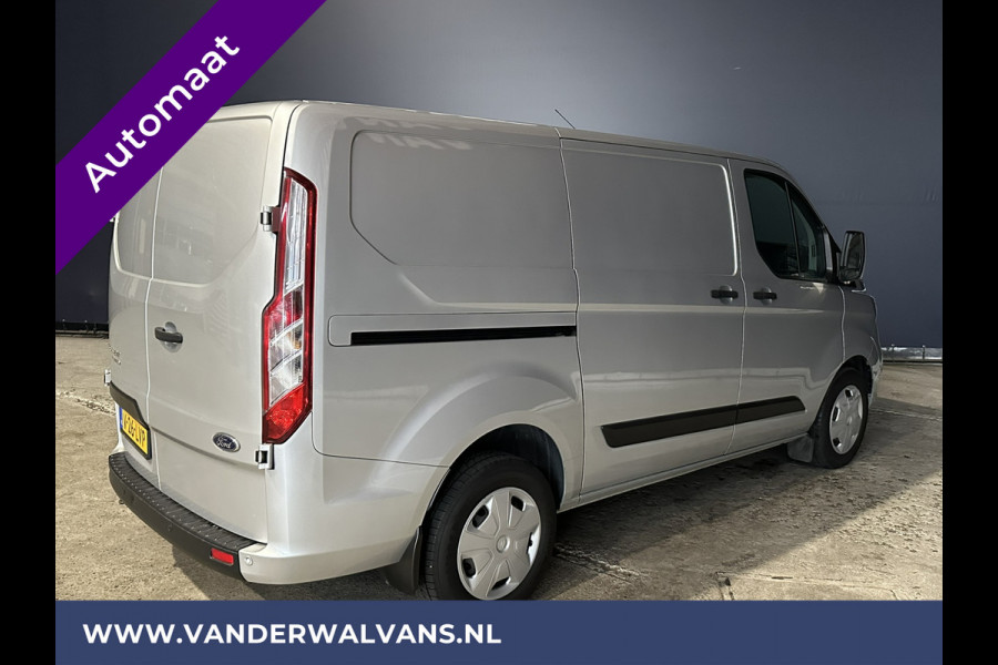 Ford Transit Custom 2.0 TDCI 131pk Automaat L1H1 Euro6 Airco | LED | Cruisecontrol | Verwarmde voorruit Parkeersensoren, Bijrijdersbank