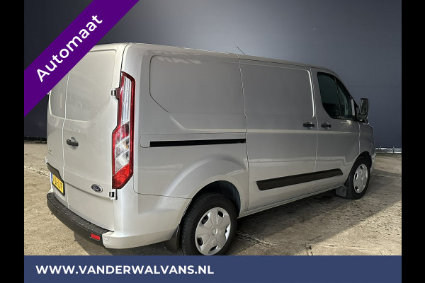 Ford Transit Custom 2.0 TDCI 131pk Automaat L1H1 Euro6 Airco | LED | Cruisecontrol | Verwarmde voorruit Parkeersensoren, Bijrijdersbank