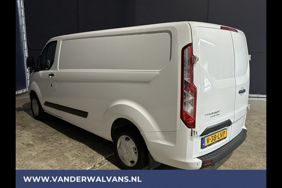 Ford Transit Custom 2.0 TDCI L2H1 Euro6 Airco | Navigatie | Camera | LED | Cruisecontrol | Verwarmde voorruit 2800kg trekvermogen, Stoelverwarming, Parkeersensoren, Bijrijdersbank