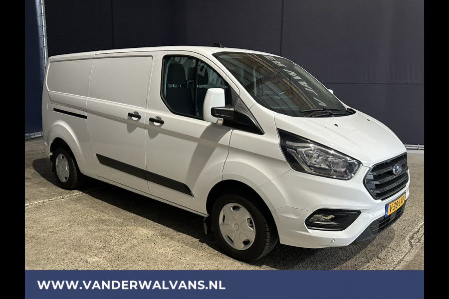 Ford Transit Custom 2.0 TDCI L2H1 Euro6 Airco | Navigatie | Camera | LED | Cruisecontrol | Verwarmde voorruit 2800kg trekvermogen, Stoelverwarming, Parkeersensoren, Bijrijdersbank