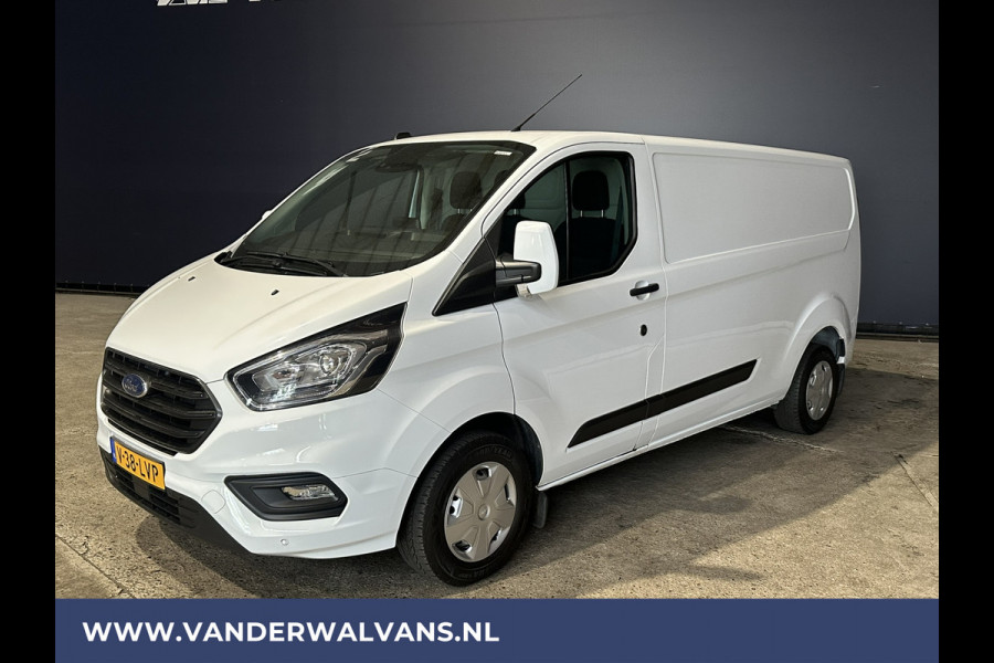 Ford Transit Custom 2.0 TDCI L2H1 Euro6 Airco | Navigatie | Camera | LED | Cruisecontrol | Verwarmde voorruit 2800kg trekvermogen, Stoelverwarming, Parkeersensoren, Bijrijdersbank