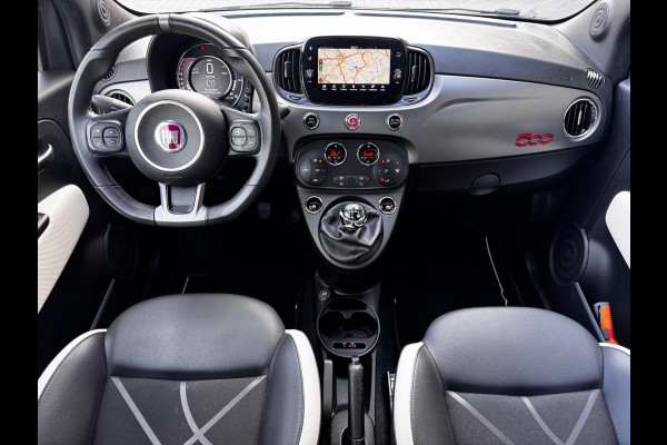 Fiat 500 0.9 TwinAir Turbo Sport / Navigatie / Climate control / Leder Interieur / NED-500 / 1e Eigenaar