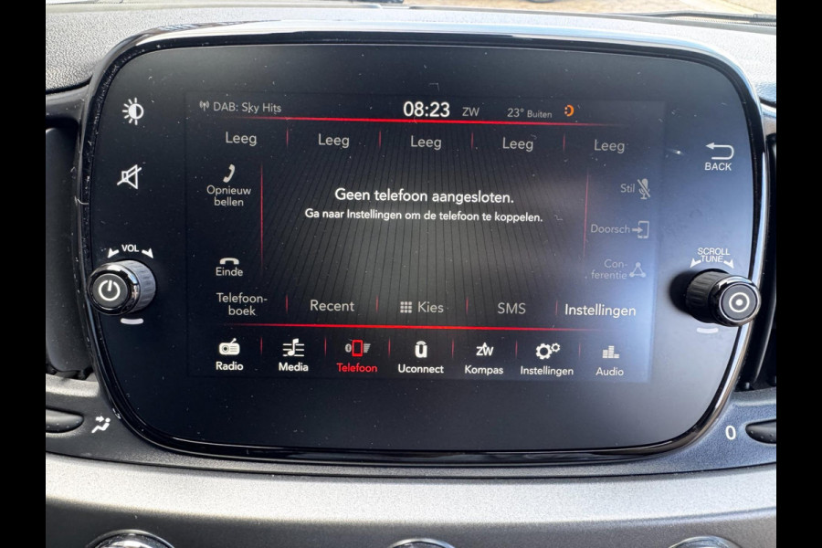 Fiat 500 0.9 TwinAir Turbo Sport / Navigatie / Climate control / Leder Interieur / NED-500 / 1e Eigenaar