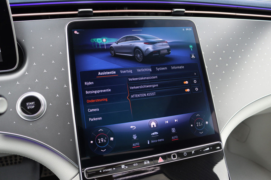 Mercedes-Benz EQE 300 AMG Line Premium 89 kWh | Achterasbesturing | Distronic+ | Burmester | Panoramadak | Memory | Verwarmd Stuurwiel | Digital Light | Augmented Reality |