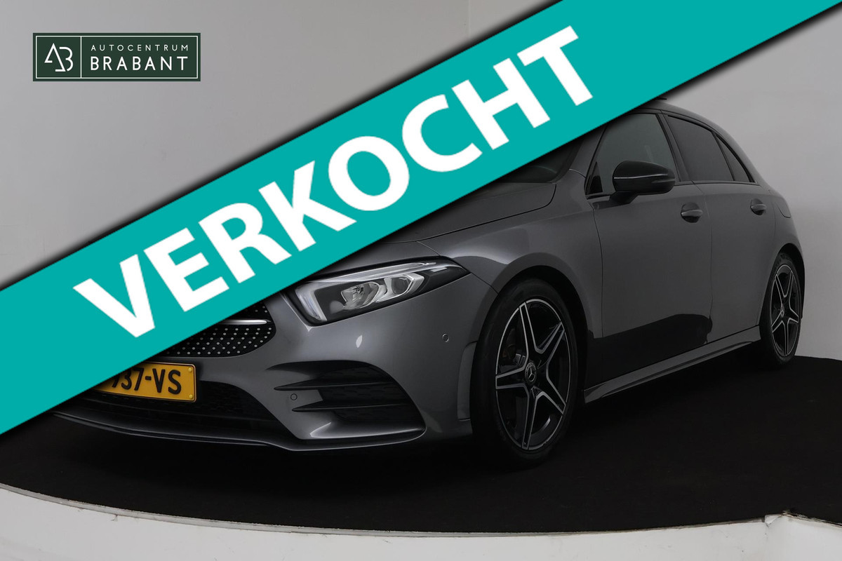 Mercedes-Benz A-Klasse 180 Business Solution AMG Automaat (SFEERVERLICHTING, PANORAMADAK, NAVI, CAMERA, NL-AUTO, GOED ONDERHOUD) Mercedes-Benz A-Klasse 180 Business Solution AMG Automaat (SFEERVERLICHTING, PANORAMADAK, NAVI, CAMERA, NL-AUTO, GOED ONDERHOUD)