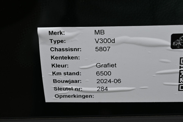 Mercedes-Benz V-Klasse 300d L3 AMG DC Easy pack pakket, Winter pakket