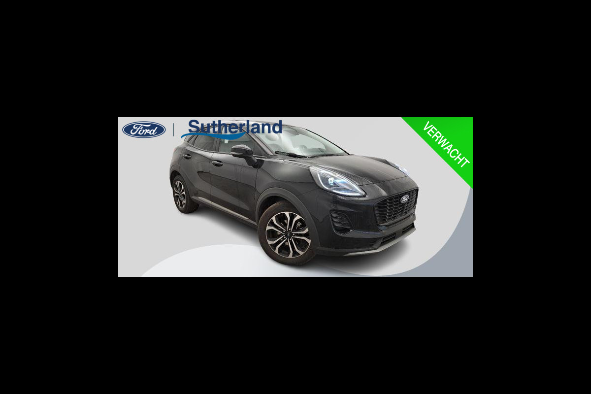 Ford Puma 1.0 EcoBoost Hybrid Titanium 125pk | Winterpack | Sync 4 Navigatie | Elek. achterklep | Keyless | Comfort Pack Ford Puma 1.0 EcoBoost Hybrid Titanium 125pk | Winterpack | Sync 4 Navigatie | Elek. achterklep | Keyless | Comfort Pack