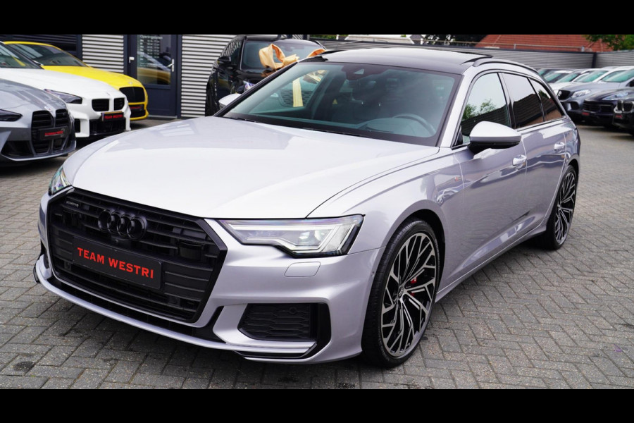 Audi A6 Avant 55 TFSI e quattro Competition | 3x S-Line | HUD | 360 | 1e eigenaar | Stuurverwarming