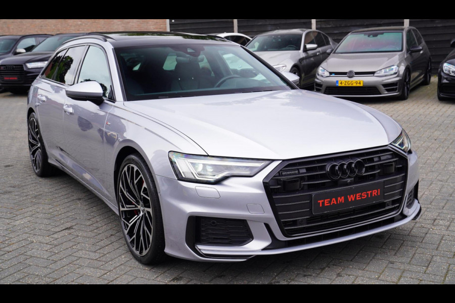 Audi A6 Avant 55 TFSI e quattro Competition | 3x S-Line | HUD | 360 | 1e eigenaar | Stuurverwarming