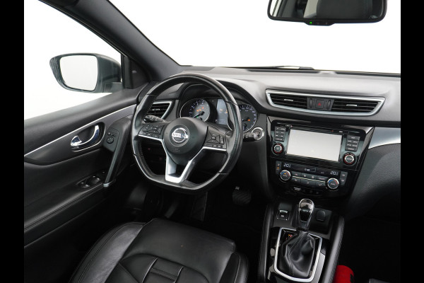 Nissan QASHQAI 116pk Tekna+ Aut. Bose Pano.dak Leer+Elektr.+Mem-Stoel 360Camera Keyless ZwarteHemel Lane-dep. Parkeerhulp Navi Usb Elek.Stoelen Bordherk. Verw.Voorruit Led Stoelverw. Bluetooth Isofix Led Regensensor Aut.Verlichting Ecc Mistlampen 19''LM Dealer Onderhouden € 38.500,- nieuw