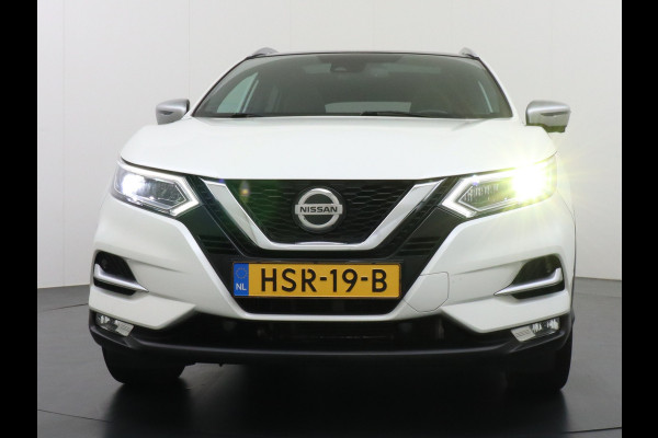 Nissan QASHQAI 116pk Tekna+ Aut. Bose Pano.dak Leer+Elektr.+Mem-Stoel 360Camera Keyless ZwarteHemel Lane-dep. Parkeerhulp Navi Usb Elek.Stoelen Bordherk. Verw.Voorruit Led Stoelverw. Bluetooth Isofix Led Regensensor Aut.Verlichting Ecc Mistlampen 19''LM Dealer Onderhouden € 38.500,- nieuw