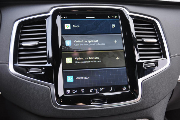 Volvo XC90 T8 455PK Automaat Recharge AWD Ultimate Dark HEICO / Luchtvering / Panoramisch schuif en kantel dak / Head-Up Display / Google Services / Adaptieve Cruise Control / Harman Kardon Audio/