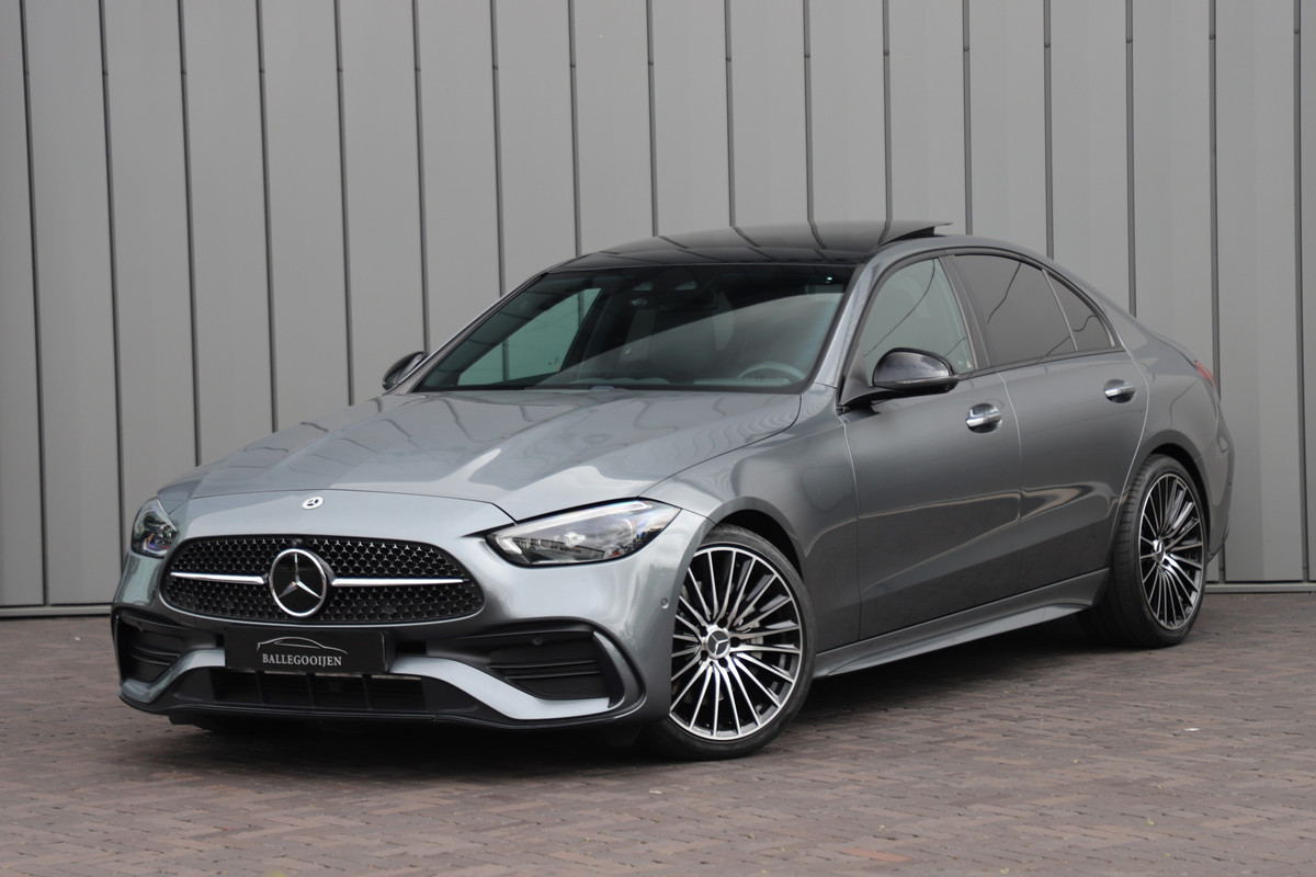 Mercedes-Benz C-Klasse 200 AMG | Pano | Burmester | Sfeerverlichting | Distronic | Keyles-go | Memory | Carbon | Digital-light | NL-auto | 2021. Mercedes-Benz C-Klasse 200 AMG | Pano | Burmester | Sfeerverlichting | Distronic | Keyles-go | Memory | Carbon | Digital-light | NL-auto | 2021.