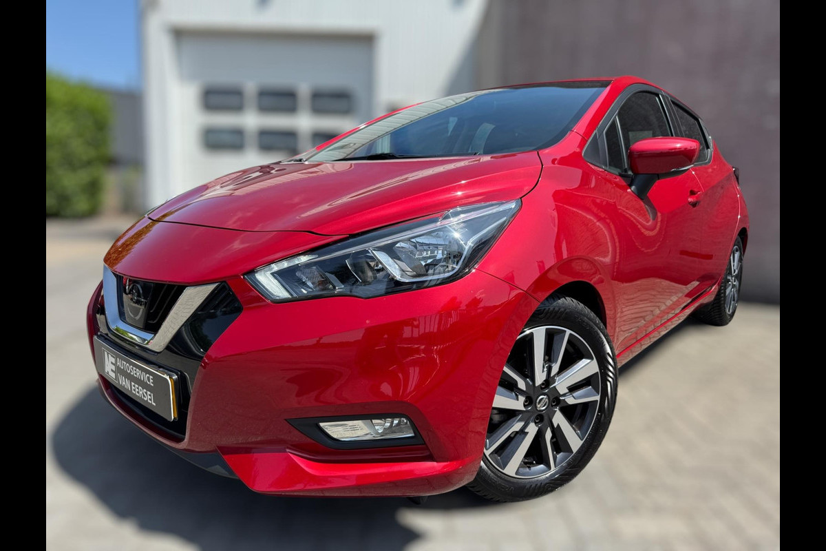 Nissan Micra 1.0 IG-T Acenta TREKHAAK / CAMERA / CARPLAY / 4-SEIZ. BAND / STOELVERW. / ZEER NETJES Nissan Micra 1.0 IG-T Acenta TREKHAAK / CAMERA / CARPLAY / 4-SEIZ. BAND / STOELVERW. / ZEER NETJES
